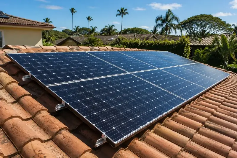 Installation de panneaux solaires à Limerzel